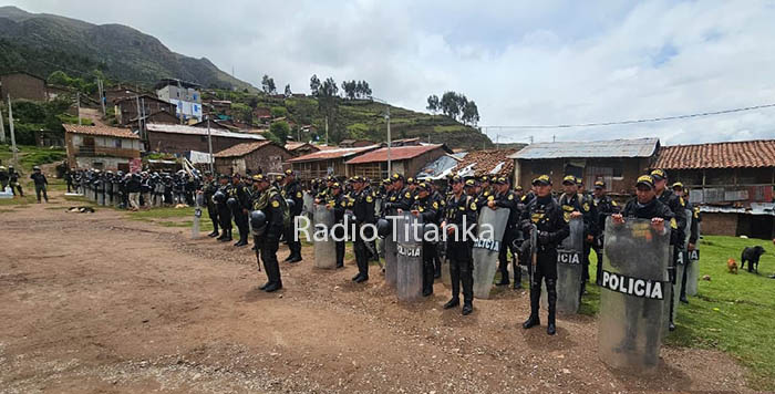 Rechazan presencia de contingente policial en territorios de comunidad indígena de Tapairihua